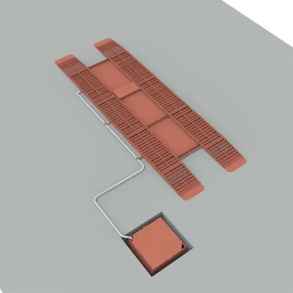 Эстакада разборная металлическая &quot;Комфорт&quot;, 8м, грузоподъемность 50т, красная