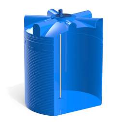 Емкость V 9000 литров с пропеллерной мешалкой