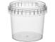 Контейнер пластиковый круглый, 365мл, 95 мм, прозрачный