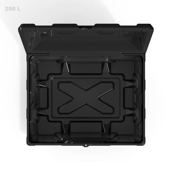 Ящик для ветоши 250 литров черный