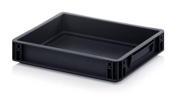 Евроконтейнер пластиковый ESD EG 43/75 HG, 40x30x7,5 см