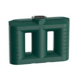 Емкость пластиковая прямоугольная для хранения воды, жидкостей и дизельного топлива, 1500 л, зеленый [TSN1500S1]