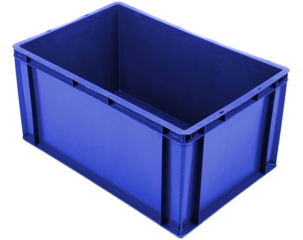 Пластиковый ящик 600х400х300 сплошной без ручек
