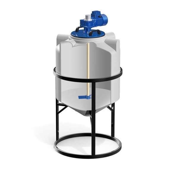 Емкость K 200 литров с лопастной мешалкой