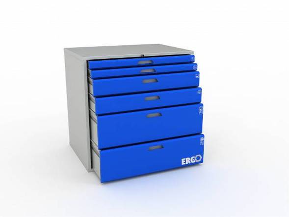Тумба инструментальная ДВК ERGO XL 06