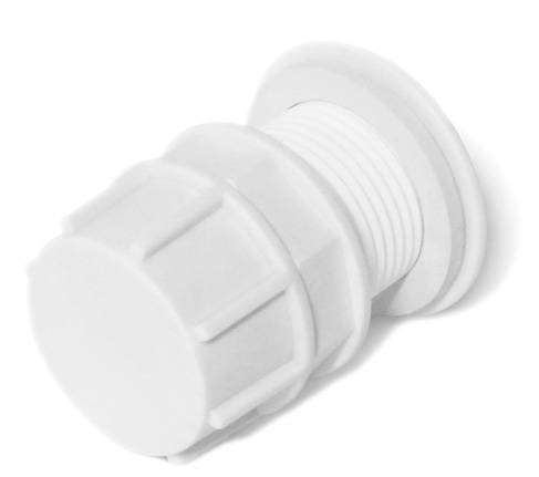 Отвод пластиковый с заглушкой 1 1/2&quot;