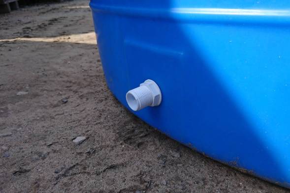 Отвод пластиковый с заглушкой 1 1/2&quot;