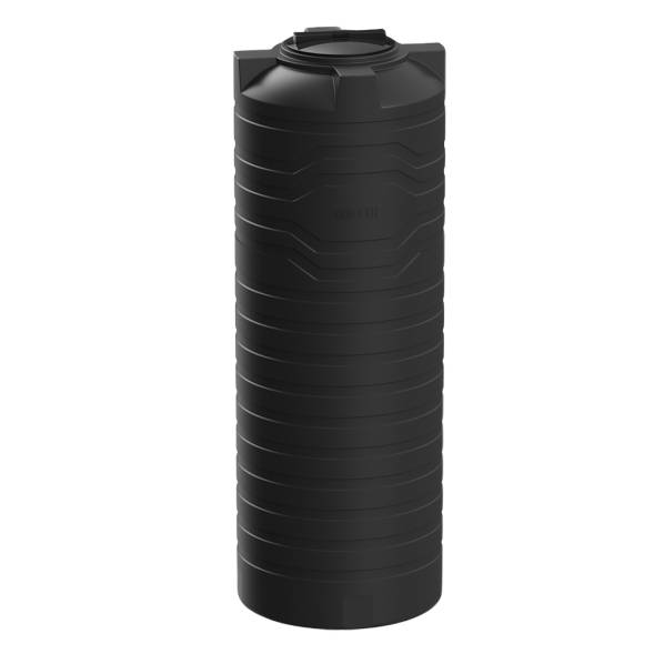 Емкость пластиковая цилиндрическая вертикальная, 600 л, черный [TN600S1]