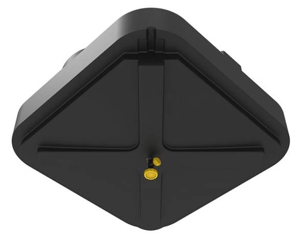 Бак пластиковый для летнего душа с лейкой, 200 л, черный [БД200/17]