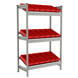 Стеллаж с наклонными полками 2000x1200x585 [13684]