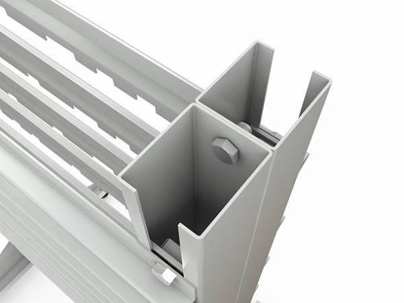 Стеллаж для пластиковых лотков ДВК SORTEX односторонний 1800x1000x450.04