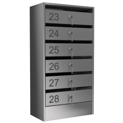 Почтовый ящик 6-секционный серия Эталон Премиум [11988]