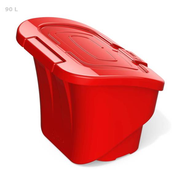 Ящик для песка 90 литров PREMIUM, красный