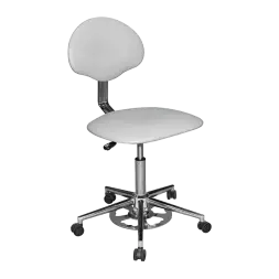 Кресло с ножным подъемом КР12 (обивка) белое [10694]